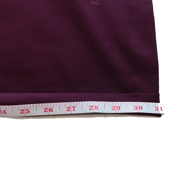 NWT Lane Bryant Perfect Drape High-Rise Wide Leg Pant - Size 18, Burgundy - Picture 8 of 10